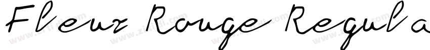 Fleur Rouge Regular字体转换 Fleur Rouge Regular字体转换